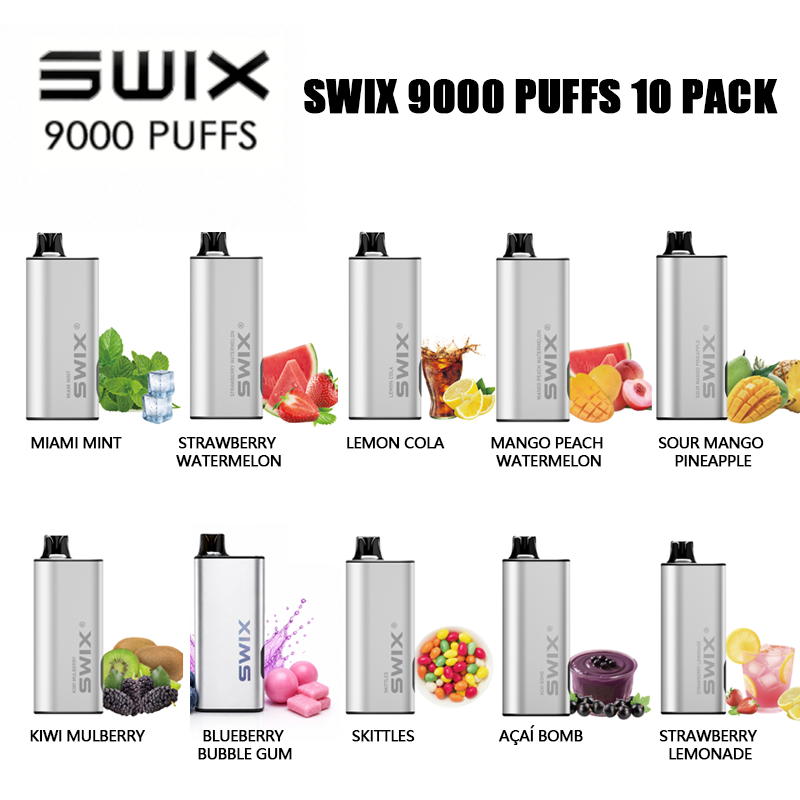 Swix Vape 9000 Puffs 10 Pack Bundle | Sydney Warehouse Fast Dispatch